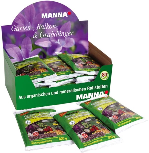 Dünger MANNA® Garten-, Balkon- und Grabdünger 500g